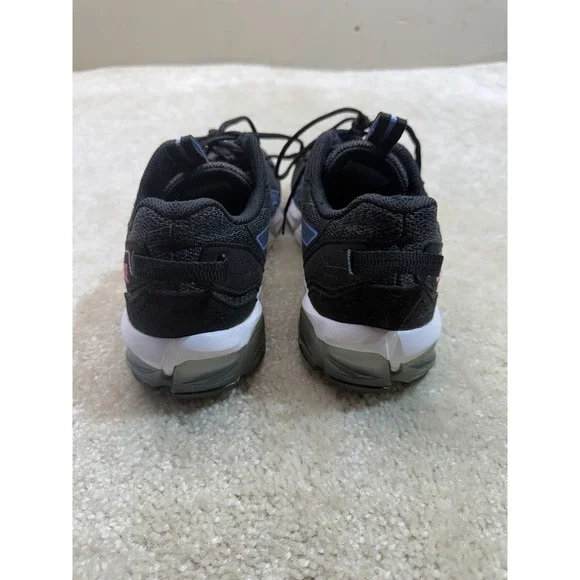 Asics Gel Quantum 90 Shoes Womens 10 Black Blue White Hiking Running Outdoor - Picture 7 of 9